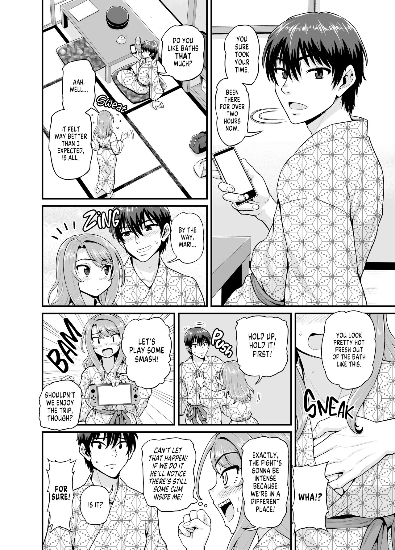 Game Tomodachi no Onnanoko to Onsen Ryokou de Yaru Hanashi NTRver. - Decensored