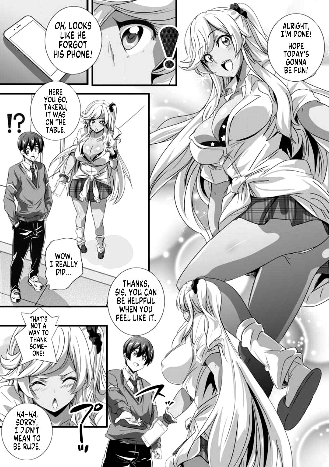 Bitch ni Natta Kuro Gal Nee-chan to Irekawari Seikatsu 1