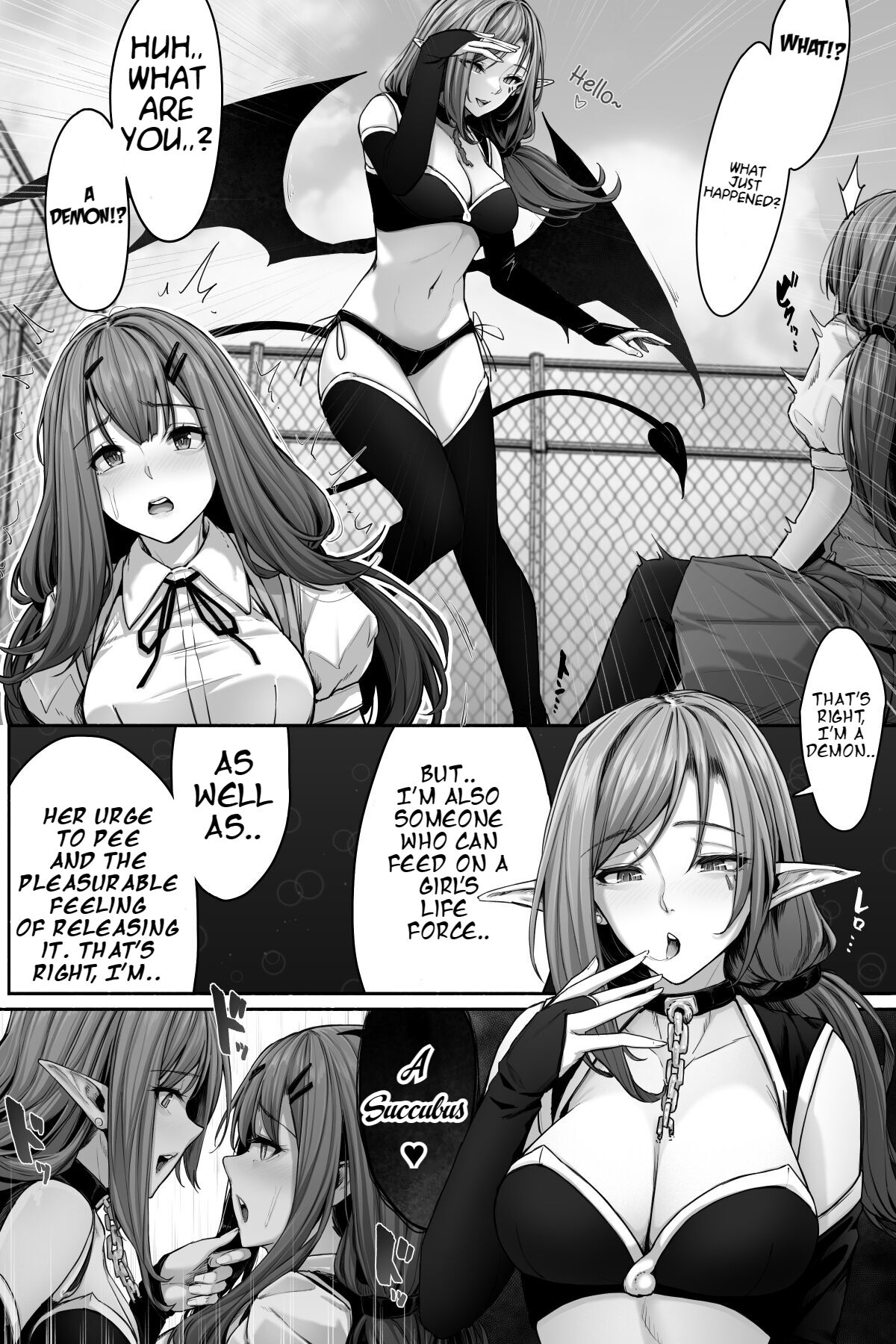 Succubus ni Nyoui o Suwarete Oshikko Sasete Moraenai!