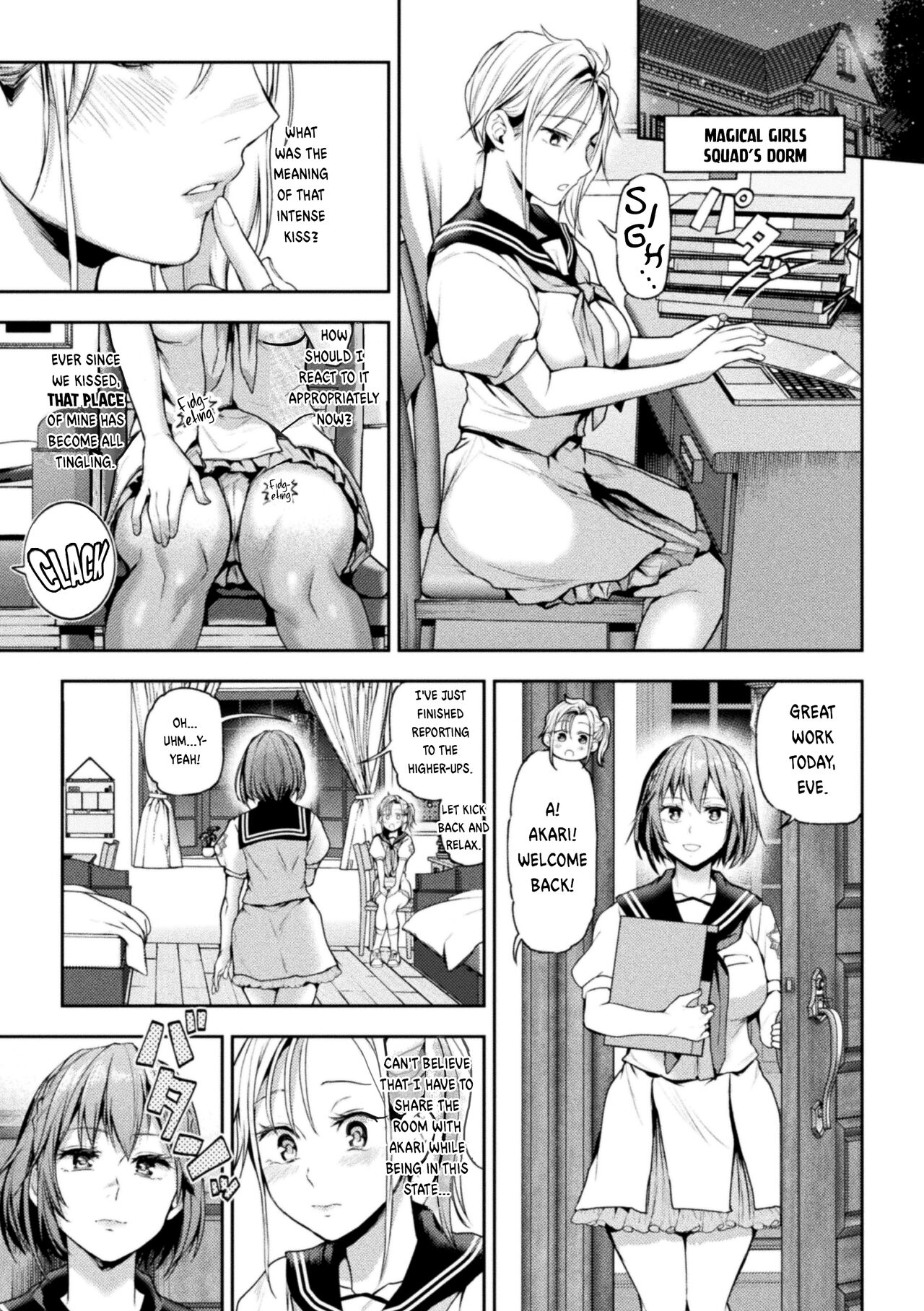 Eigyou Mahou Shoujo ga Kiss Shitara Ch. 1