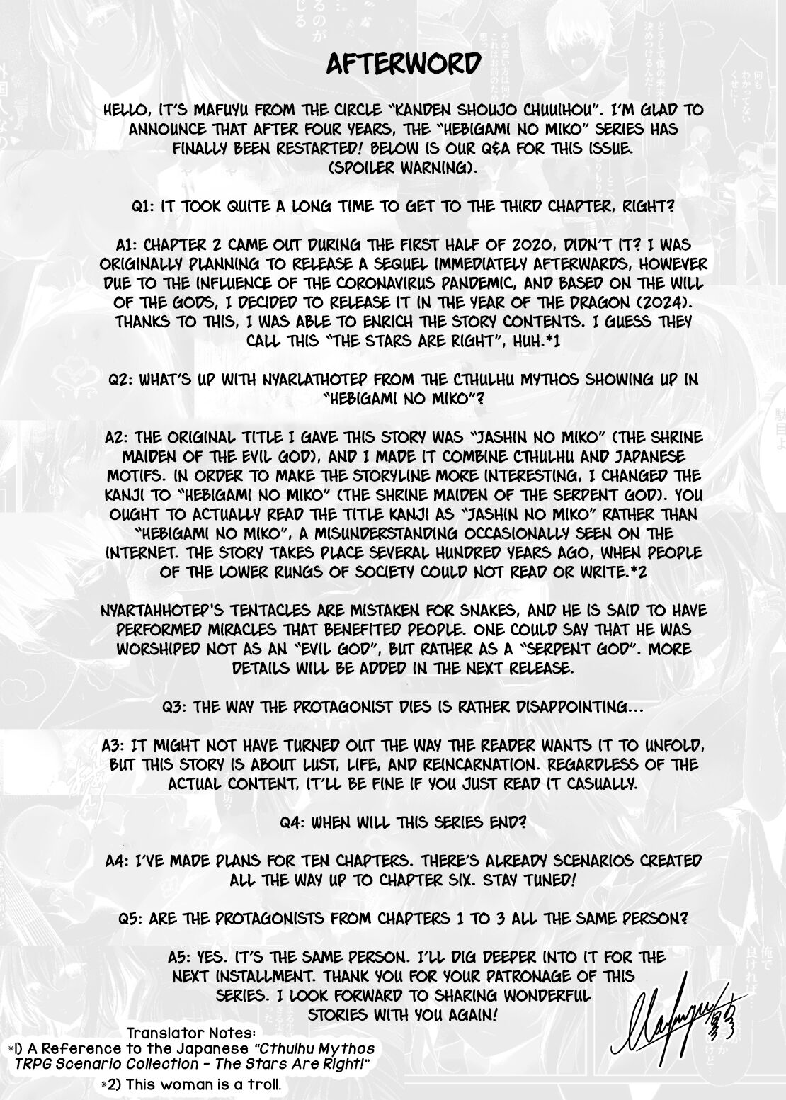 Hebigami no Miko San