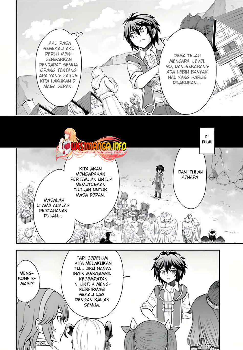 Tenohira Kaitakumura de Isekai Kenkouki ~Fueteku Yome-tachi to Nonbiri Mujintou Raifu~ Chapter 35