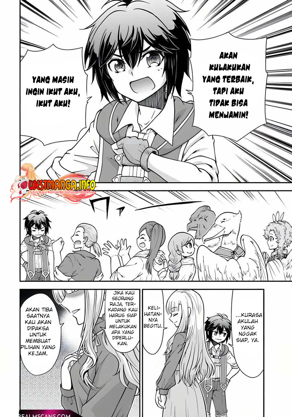 Tenohira Kaitakumura de Isekai Kenkouki ~Fueteku Yome-tachi to Nonbiri Mujintou Raifu~ Chapter 35