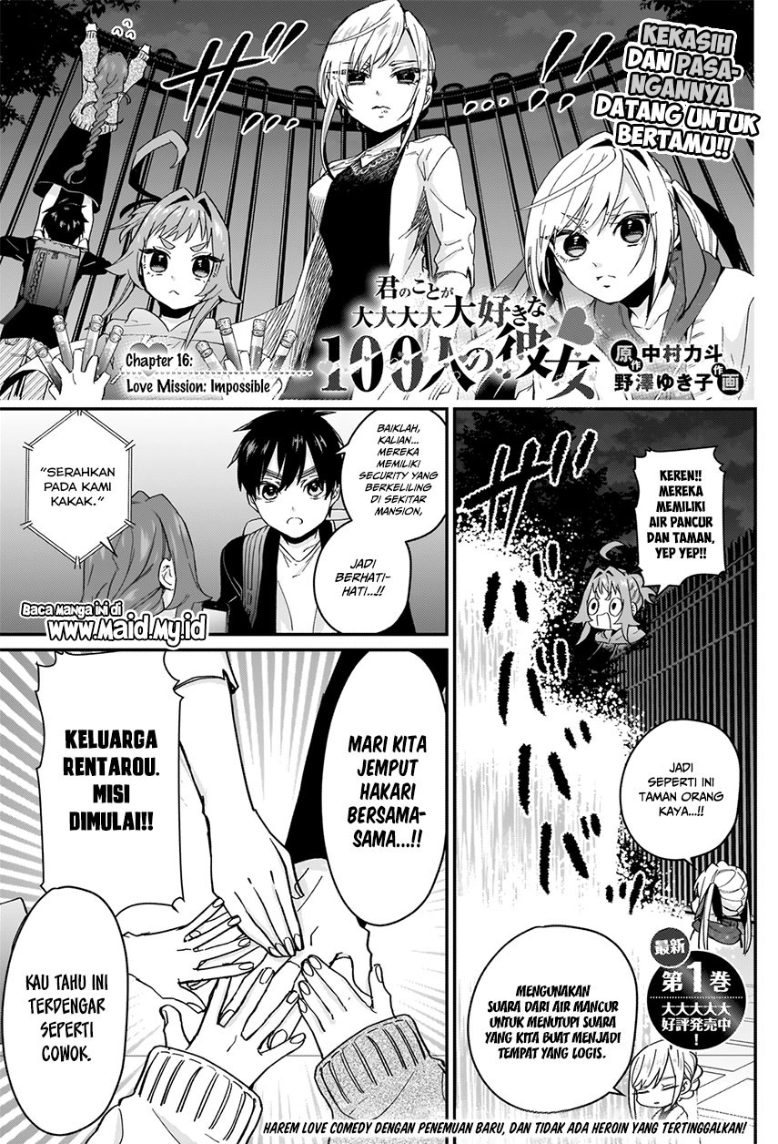 Kimi no Koto ga Dai Dai Dai Dai Daisuki na 100-ri no Kanojo Chapter 16