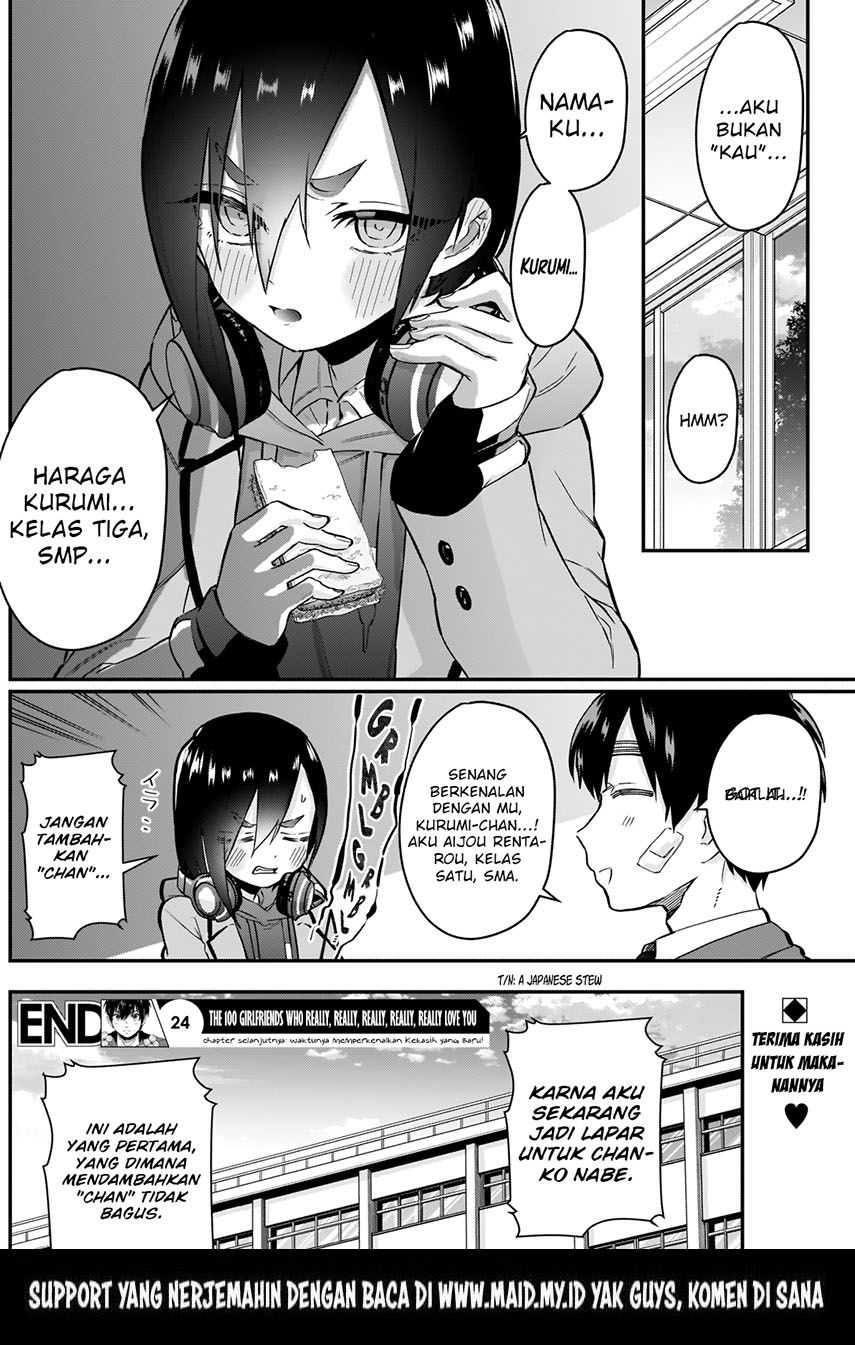 Kimi no Koto ga Dai Dai Dai Dai Daisuki na 100-ri no Kanojo Chapter 24