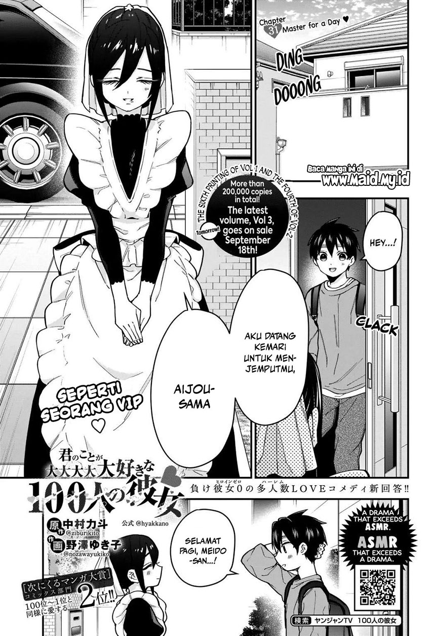 Kimi no Koto ga Dai Dai Dai Dai Daisuki na 100-ri no Kanojo Chapter 31