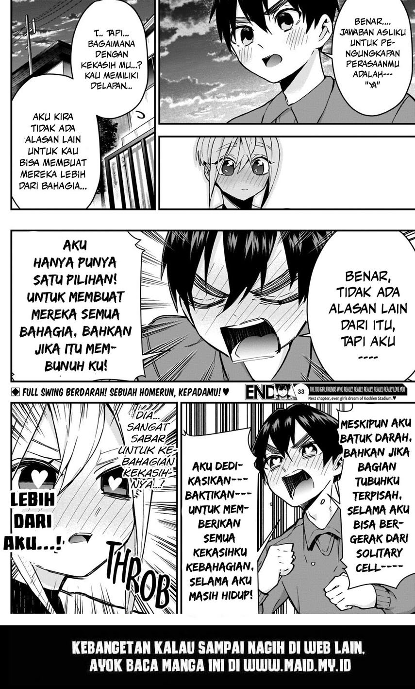 Kimi no Koto ga Dai Dai Dai Dai Daisuki na 100-ri no Kanojo Chapter 33