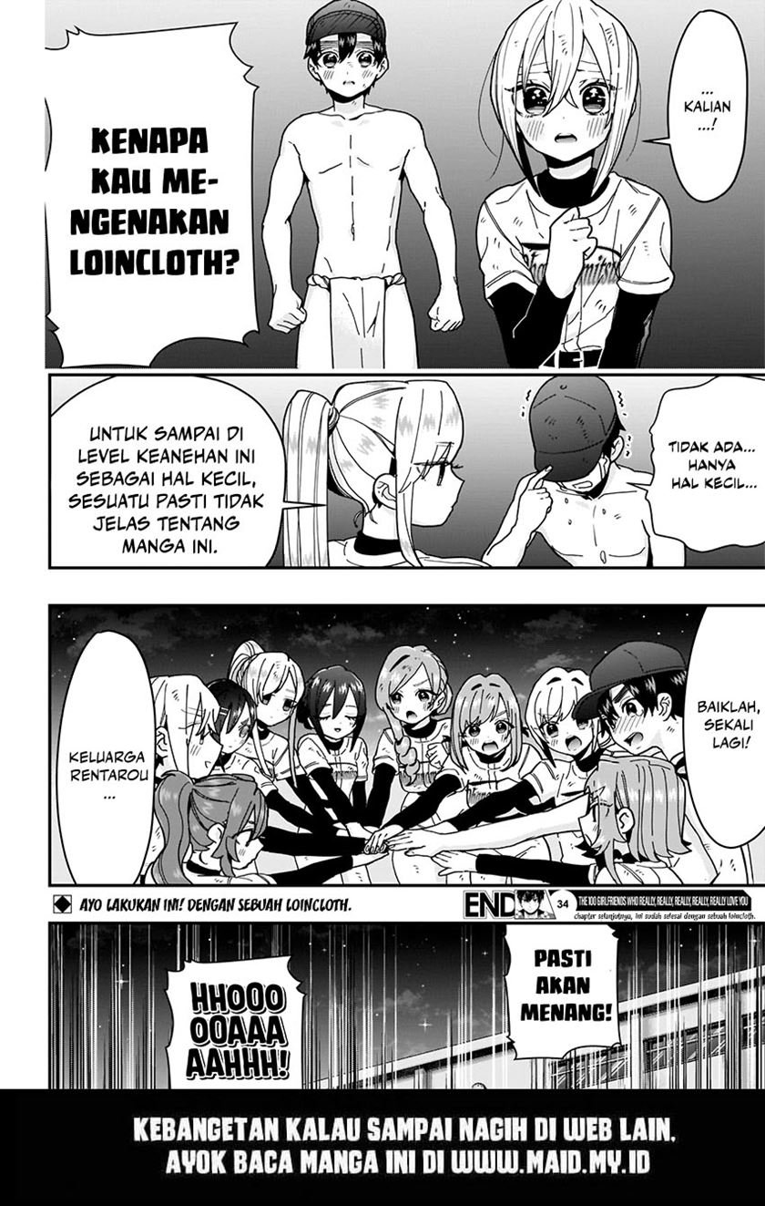 Kimi no Koto ga Dai Dai Dai Dai Daisuki na 100-ri no Kanojo Chapter 34