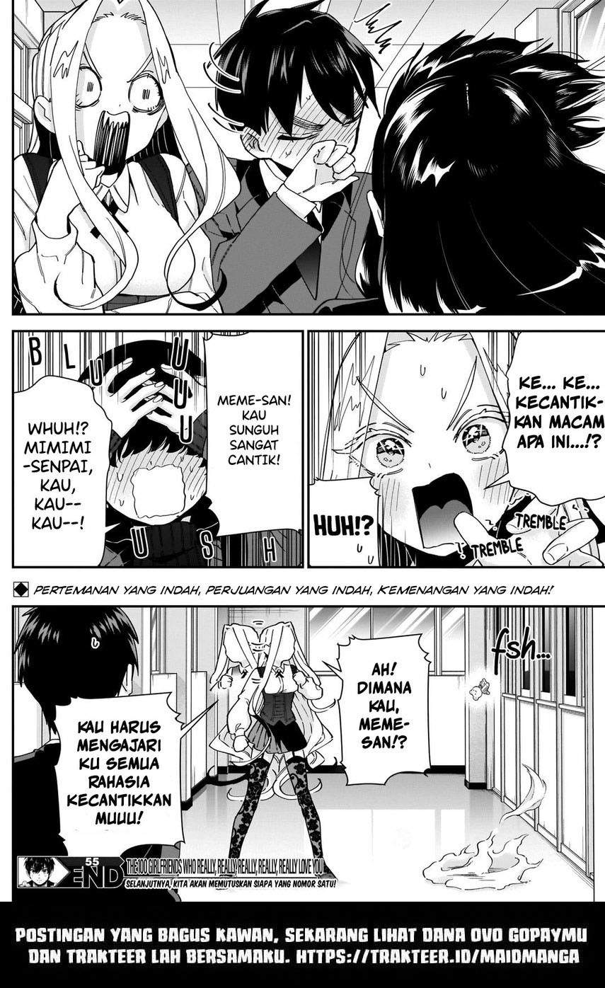 Kimi no Koto ga Dai Dai Dai Dai Daisuki na 100-ri no Kanojo Chapter 55