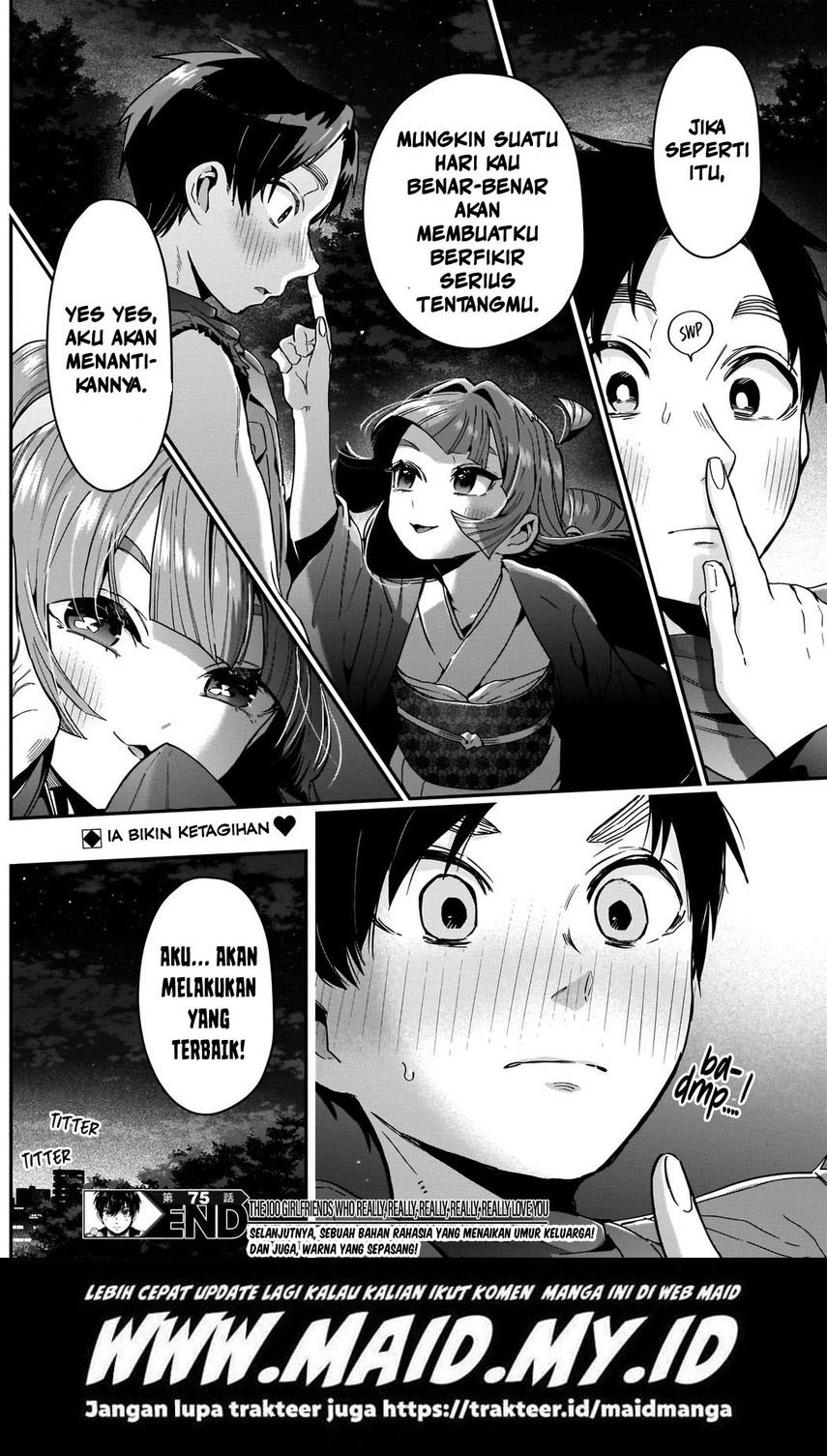 Kimi no Koto ga Dai Dai Dai Dai Daisuki na 100-ri no Kanojo Chapter 75