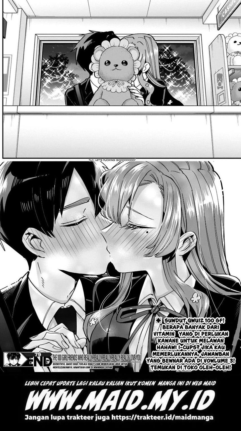 Kimi no Koto ga Dai Dai Dai Dai Daisuki na 100-ri no Kanojo Chapter 79