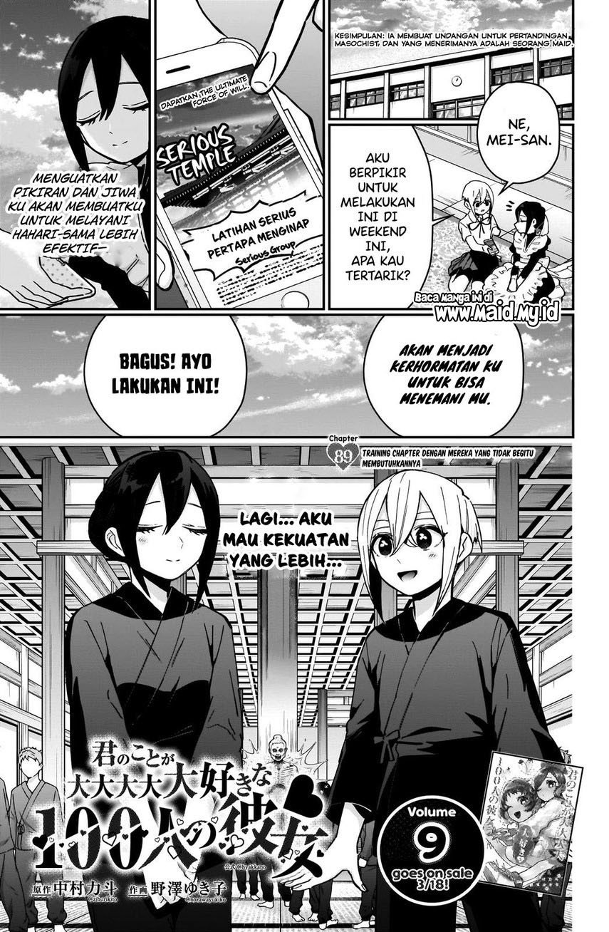 Kimi no Koto ga Dai Dai Dai Dai Daisuki na 100-ri no Kanojo Chapter 89