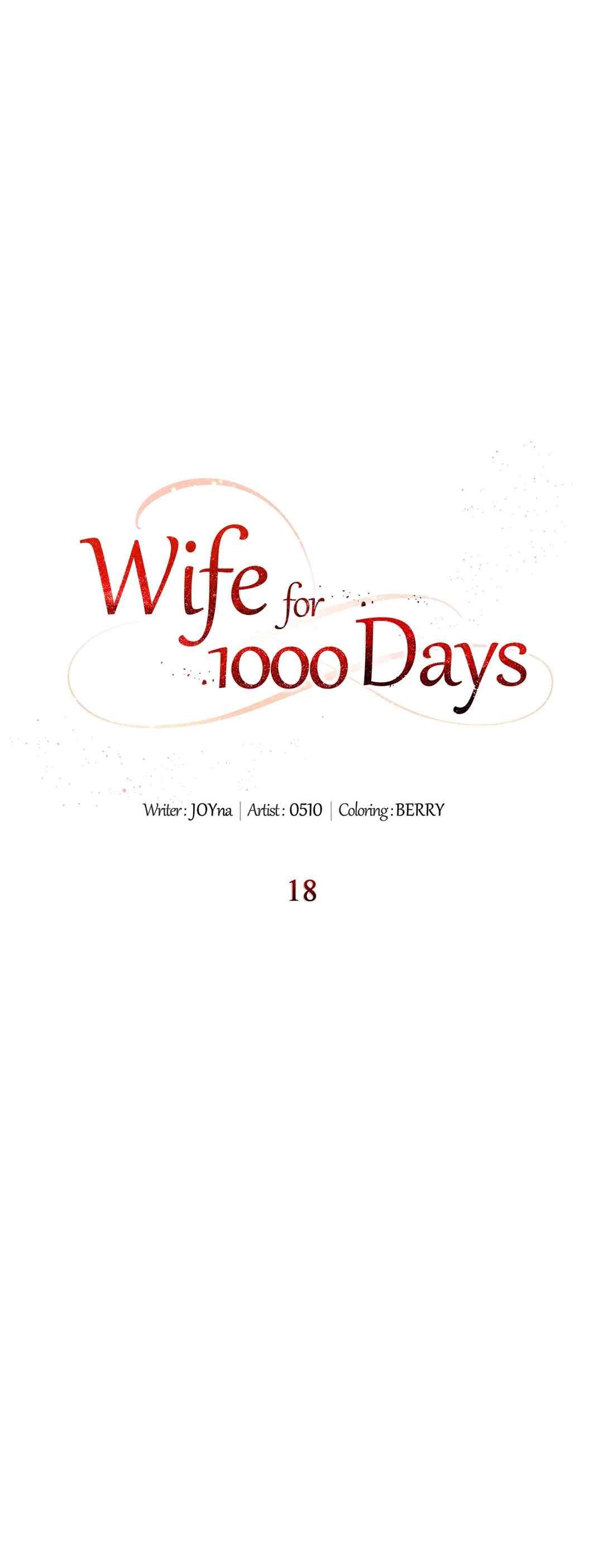 Wife for 1000 Days Chapter 18