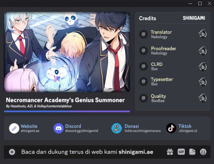 Necromancer Academy’s Genius Summoner Chapter 42