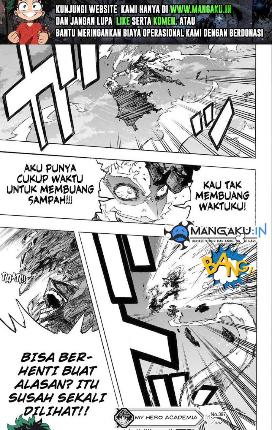 Boku no Hero Academia Chapter 397