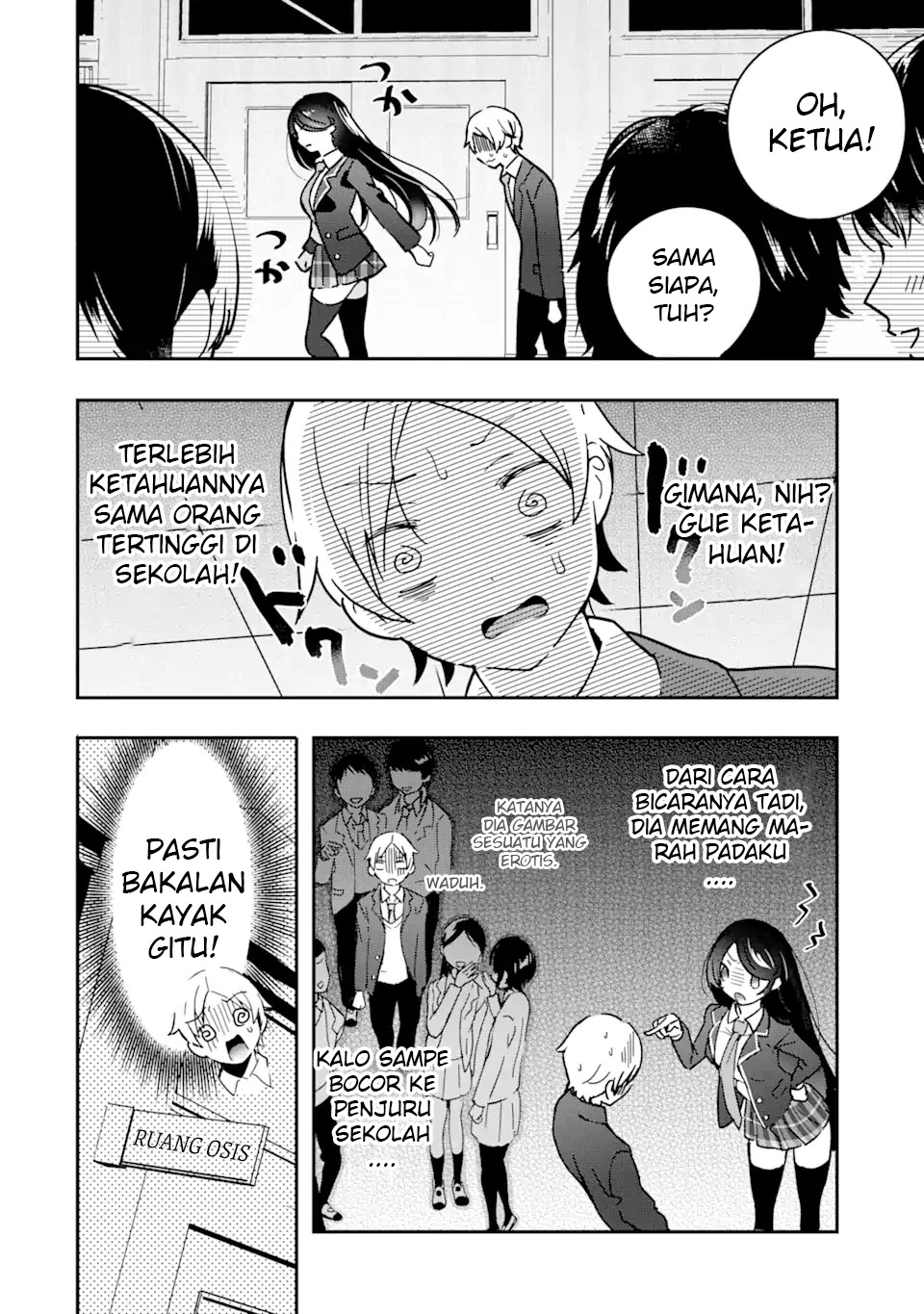 Gakuen 1 no Bishoujo wa x x Eshi no Ore ni Horeteiru!? (The Number 1 Beautiful Girl in the School is in Love With Me, the XXX Artist.) Chapter 1.2