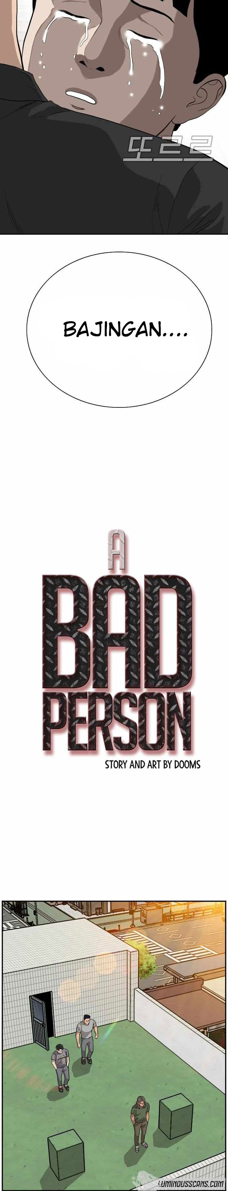 A Bad Person