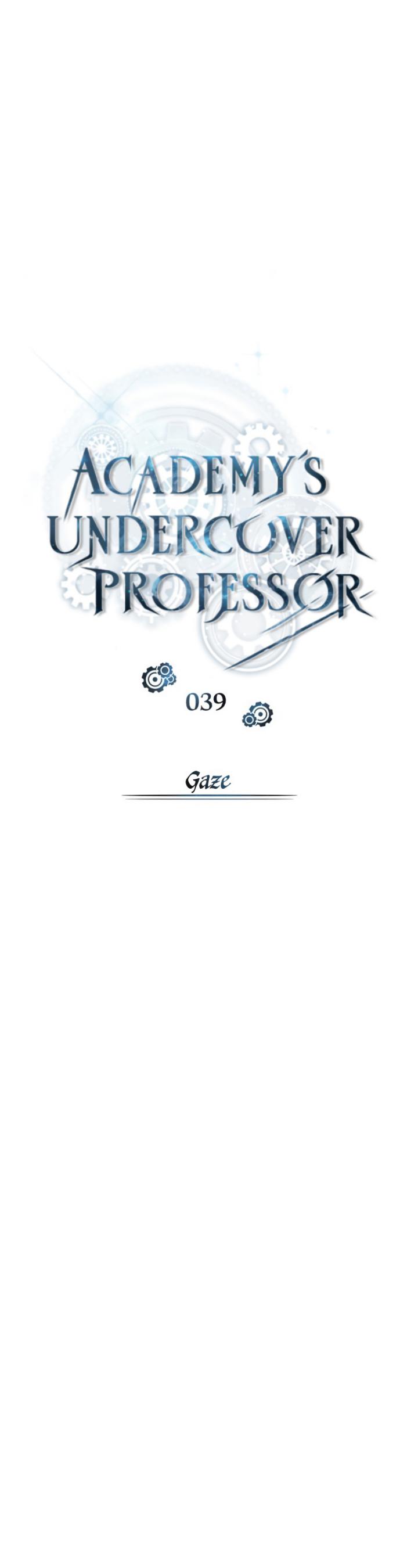 Academy’s Undercover Professor