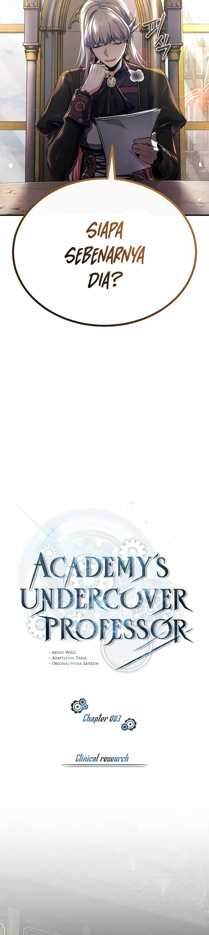 Academy’s Undercover Professor