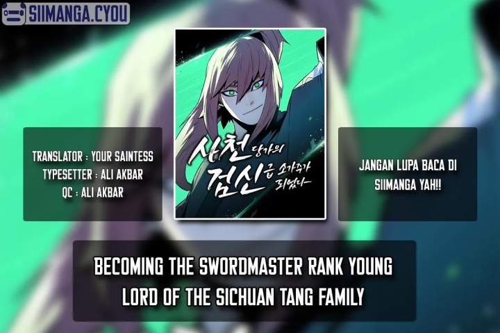 Becoming the Swordmaster Rank Young Lord of the Sichuan Tang Family