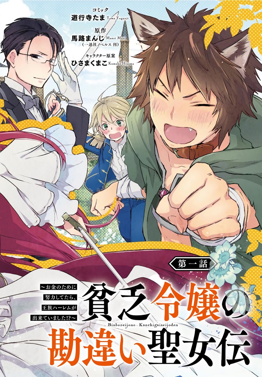 Binbou Reijou no Kanchigai Seijo-den ~Okane no Tame ni Doryoku Shitetara, Oozoku Harem ga Dekite imashita!?~