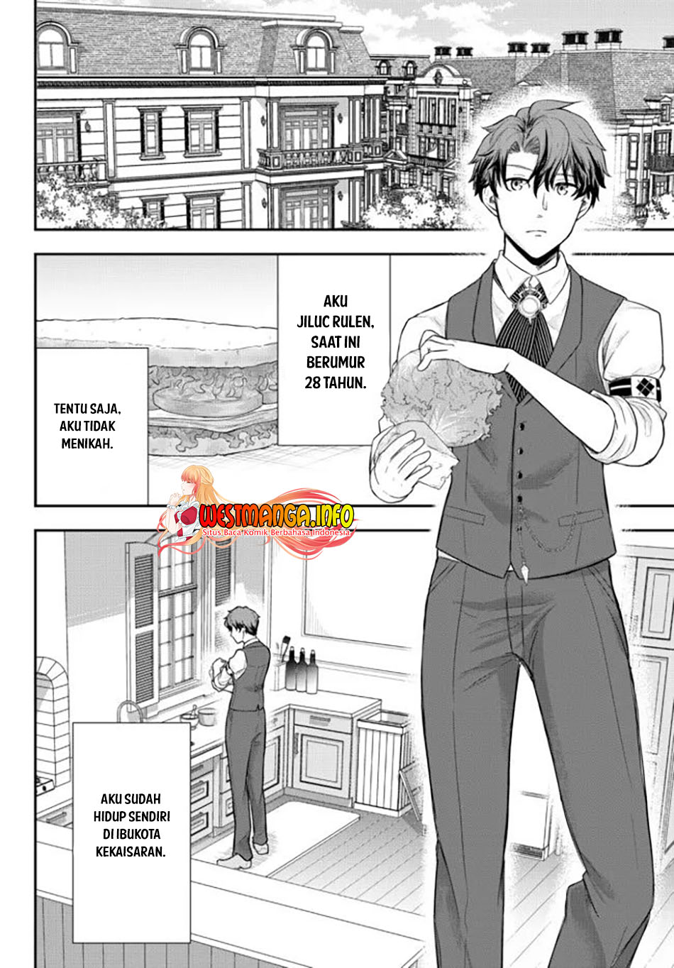 Dokushin Kizoku wa Isekai wo Ouka Suru: Kekkon Shinai Otoko no Yuuga na Ohitori-sama Life (A Single Aristocrat Enjoys a Different World: The Graceful Life of a Man Who Never Gets Married) Chapter 1