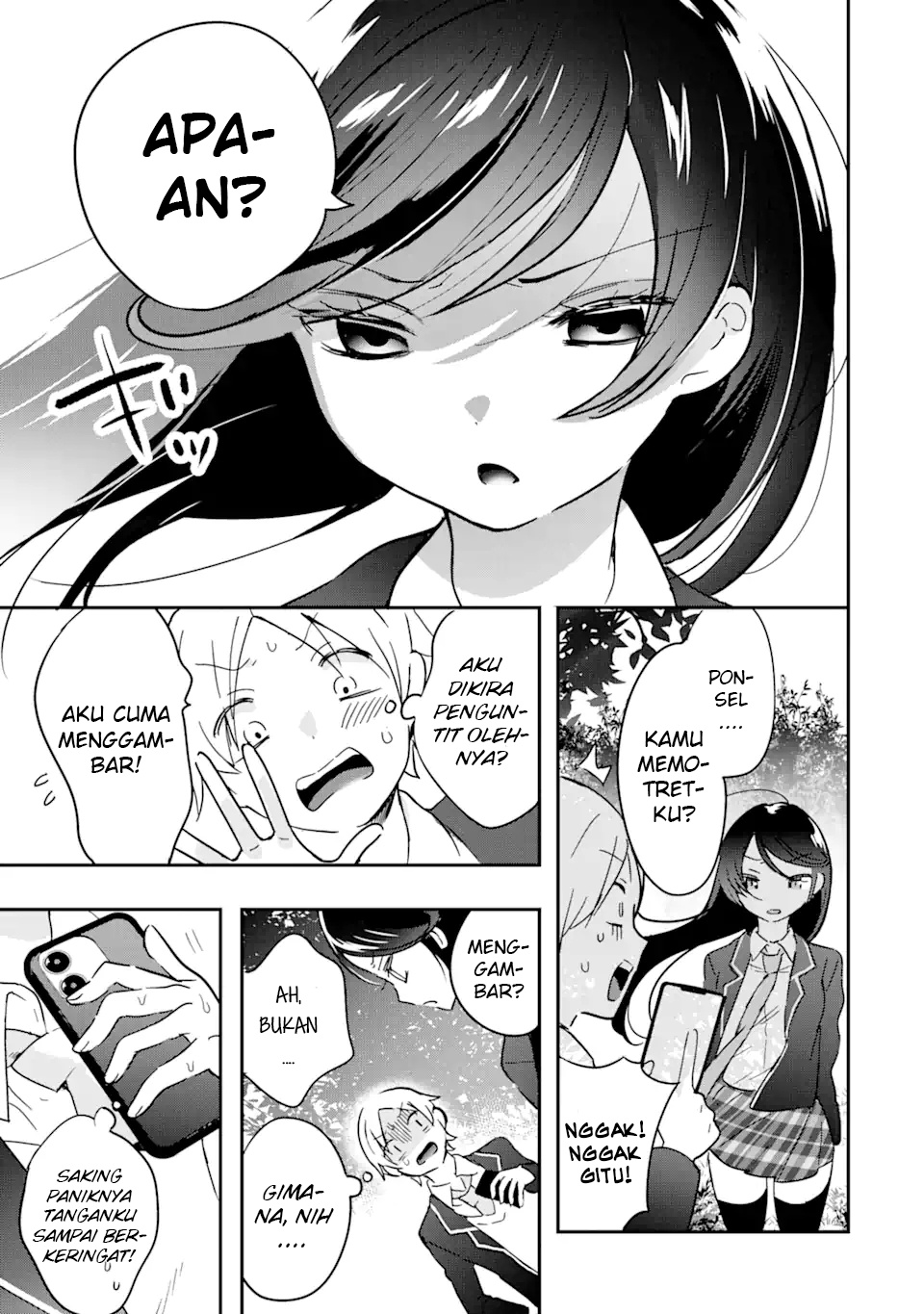 Gakuen 1 no Bishoujo wa x x Eshi no Ore ni Horeteiru!? (The Number 1 Beautiful Girl in the School is in Love With Me, the XXX Artist.) Chapter 1.1