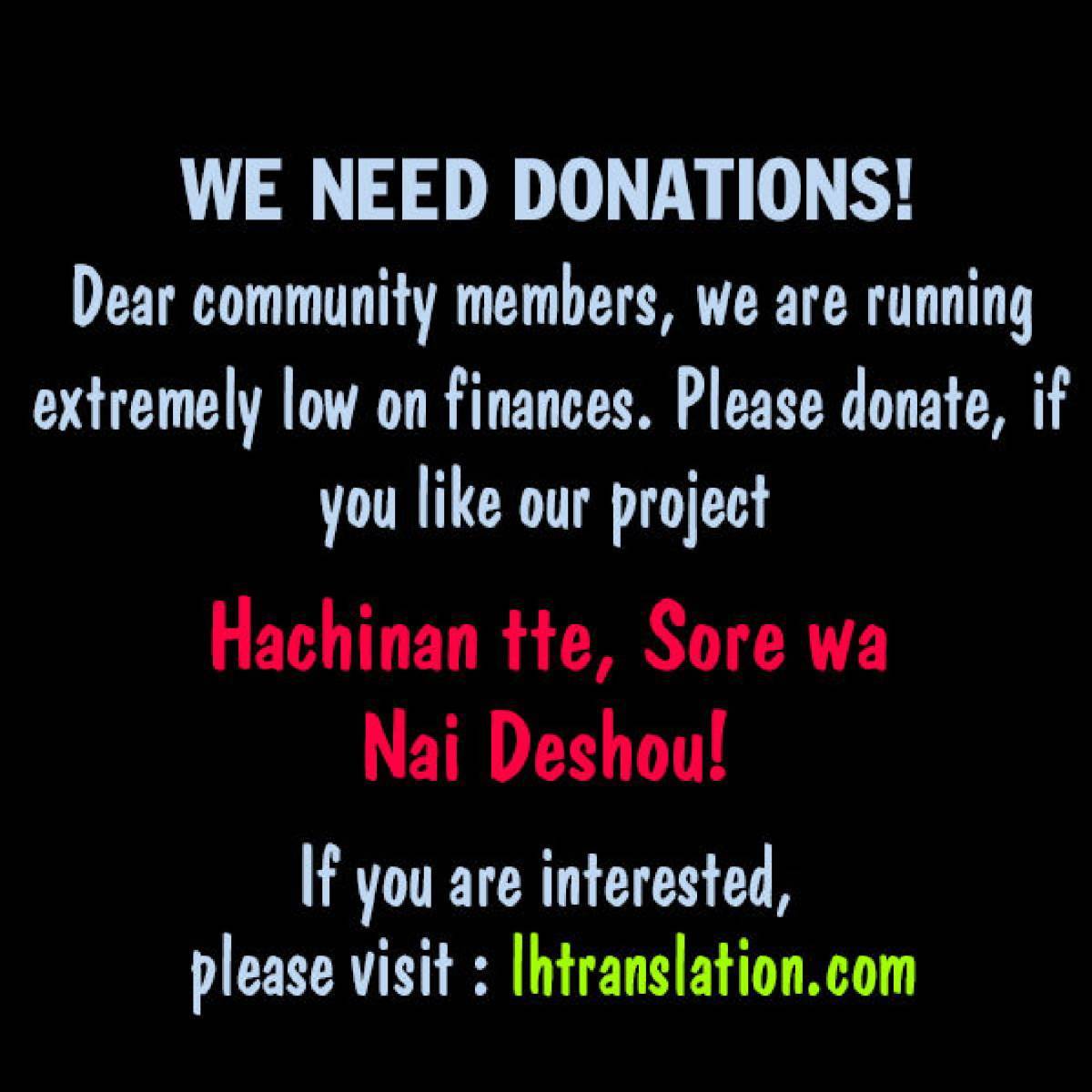 Hachinan tte Sore wa Nai Deshou