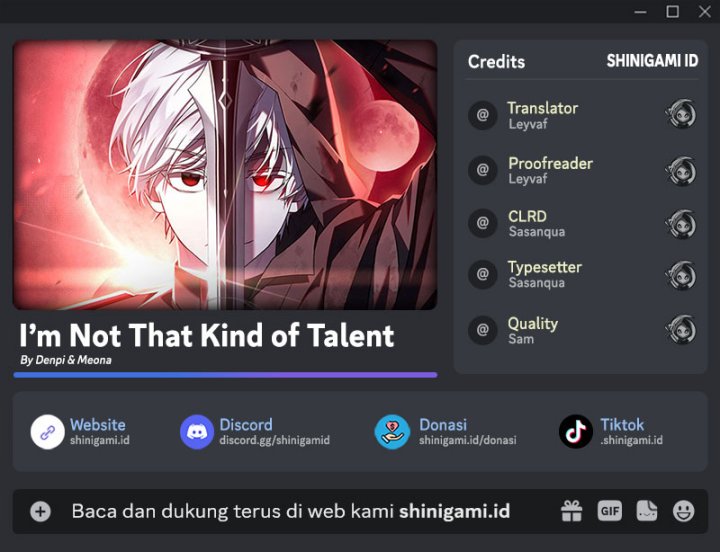 I’m Not That Kind of Talent Chapter 58