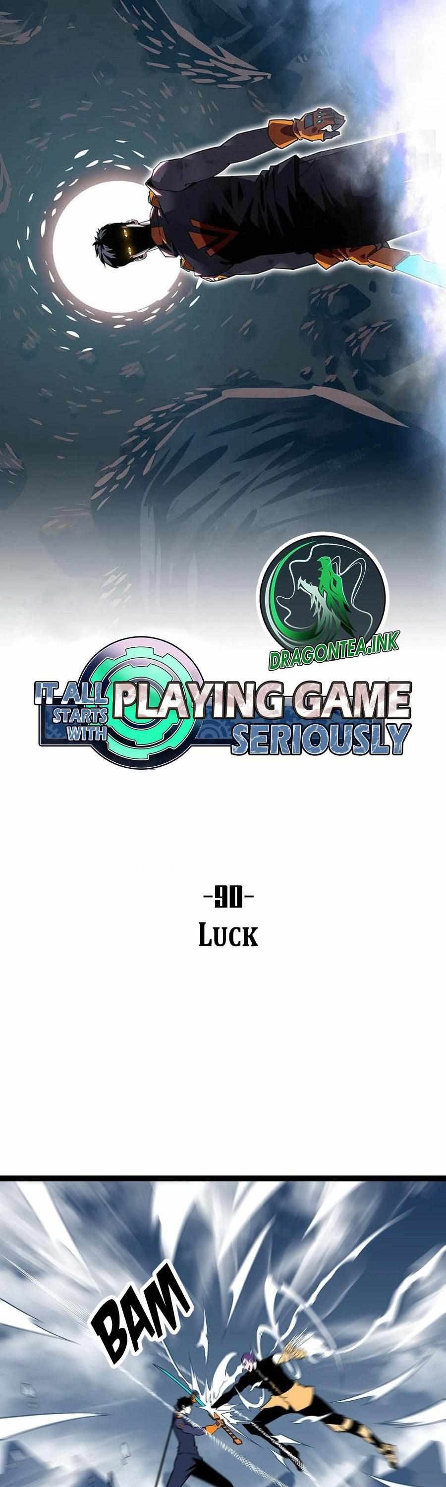 It All Starts with Playing Game Seriously