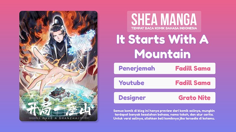 It Starts With A Mountain