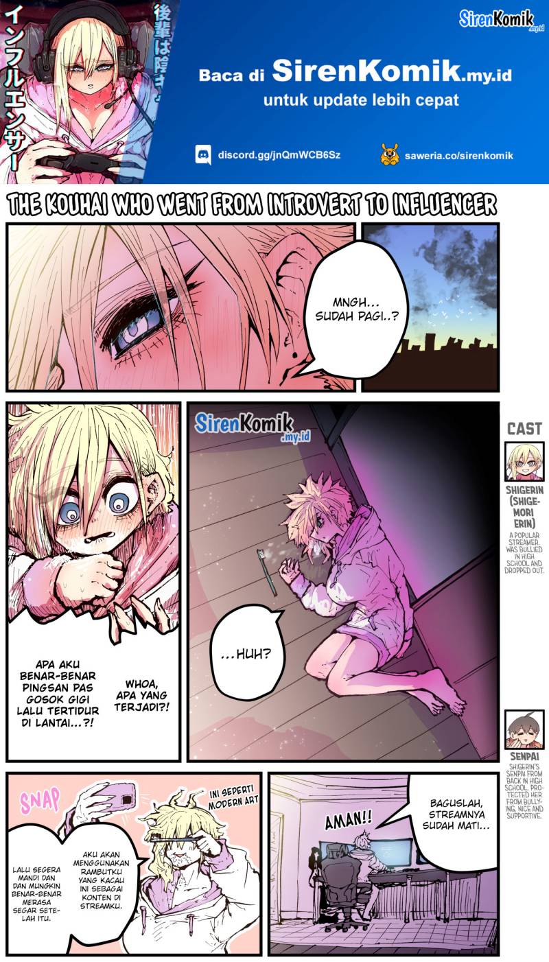 Kouhai wa Inkya Agari no Infuruensaa