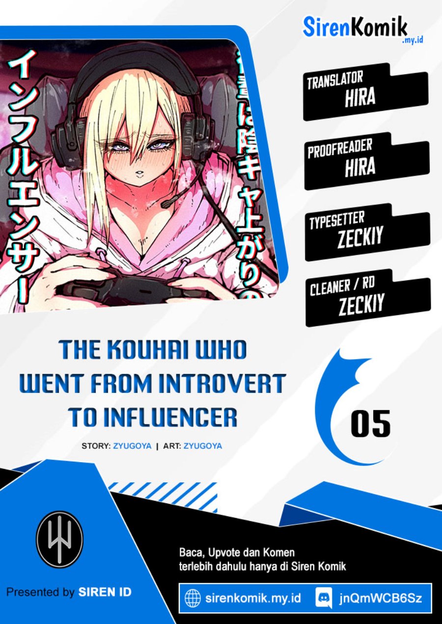 Kouhai wa Inkya Agari no Infuruensaa Chapter 5