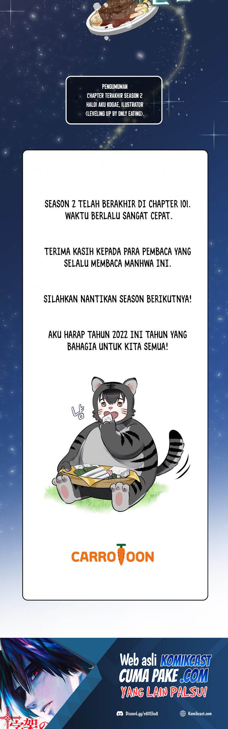Leveling Up, By Only Eating!