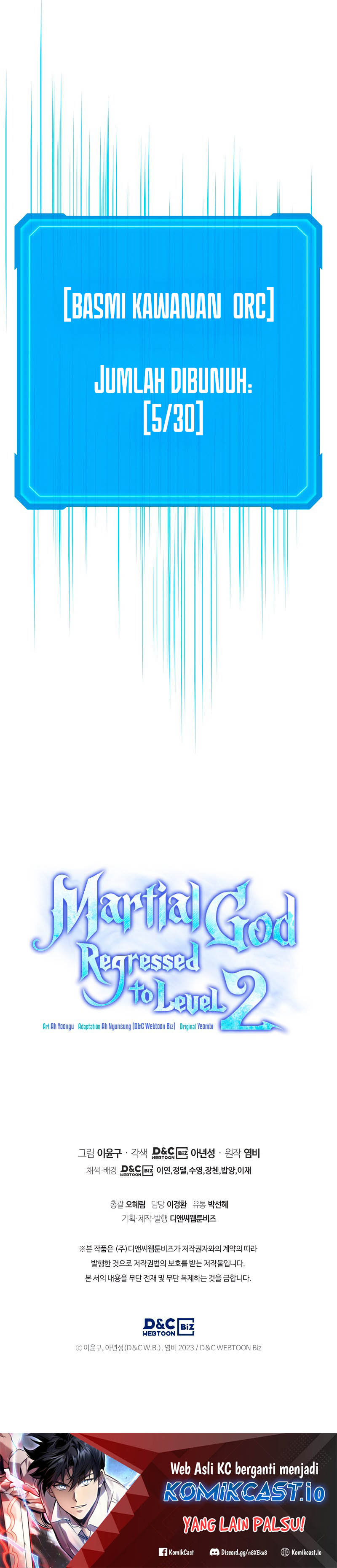 Martial God Regressed to Level 2 Chapter 3