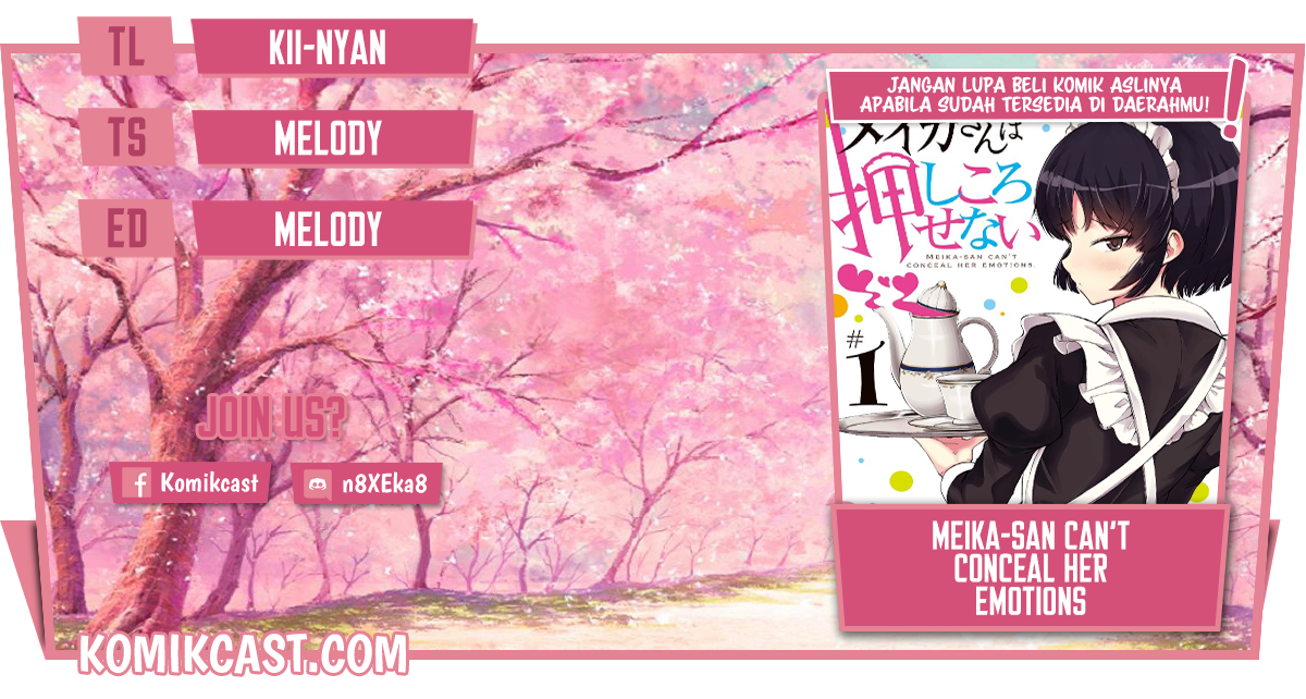 Meika-san Can’t Conceal Her Emotions (Serialization)