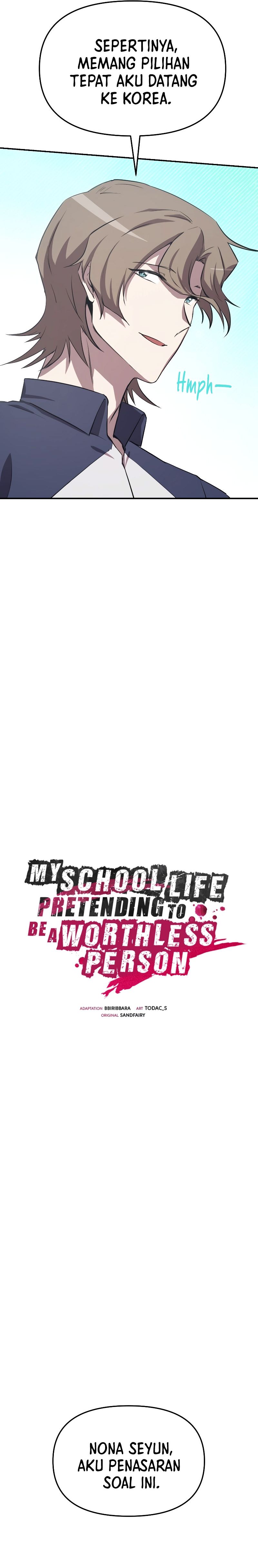My School Life Pretending to Be a Worthless Person