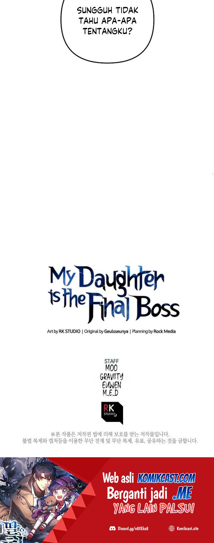 My Daughter is the Final Boss