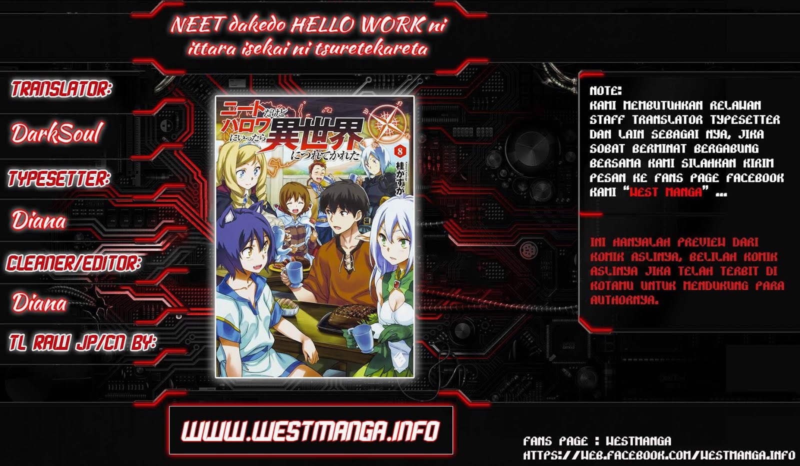 NEET dakedo Hello Work ni Ittara Isekai ni Tsuretekareta