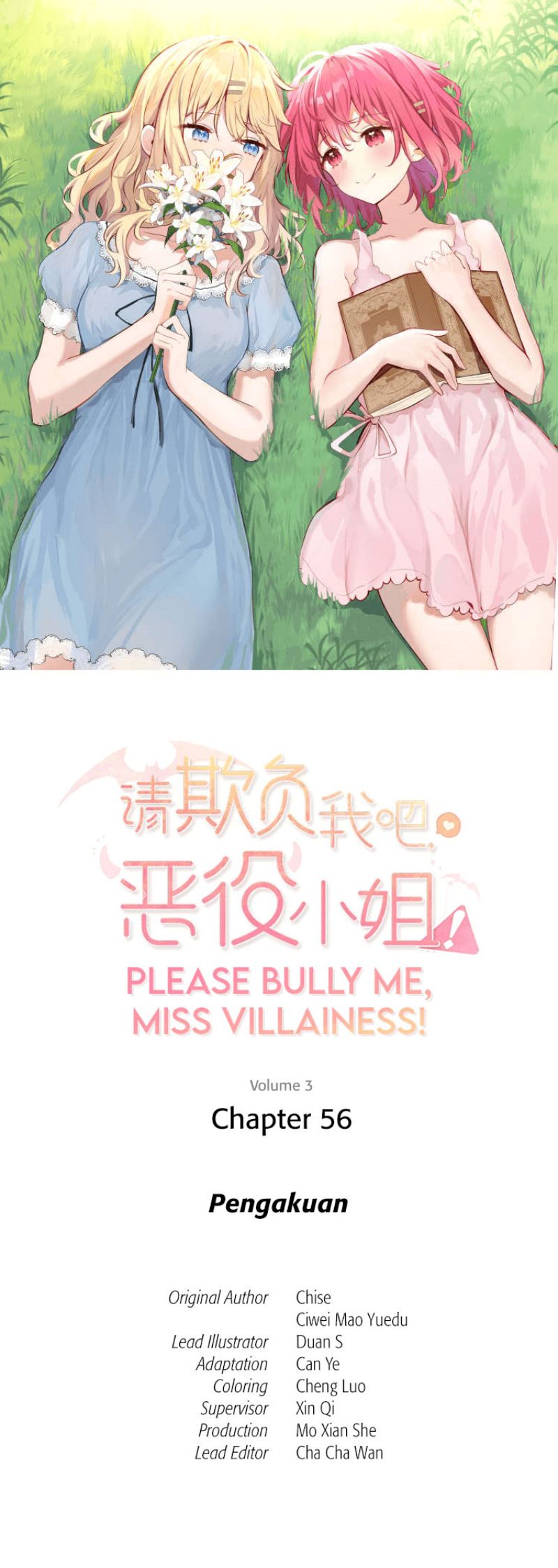 Please Bully Me, Miss Villainess!