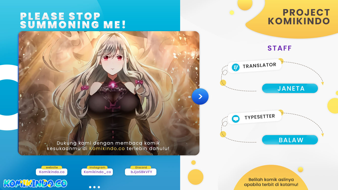 Please Stop Summoning Me!