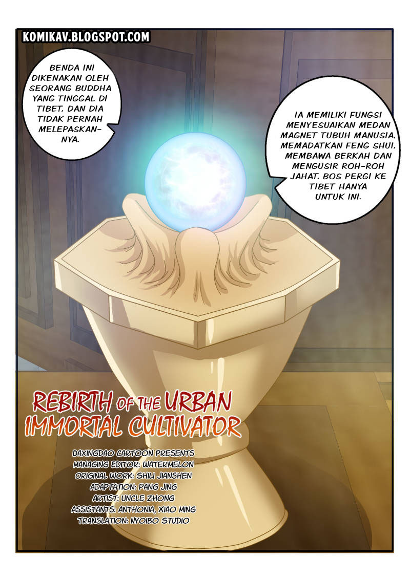 Rebirth Of The Urban Immortal Cultivator