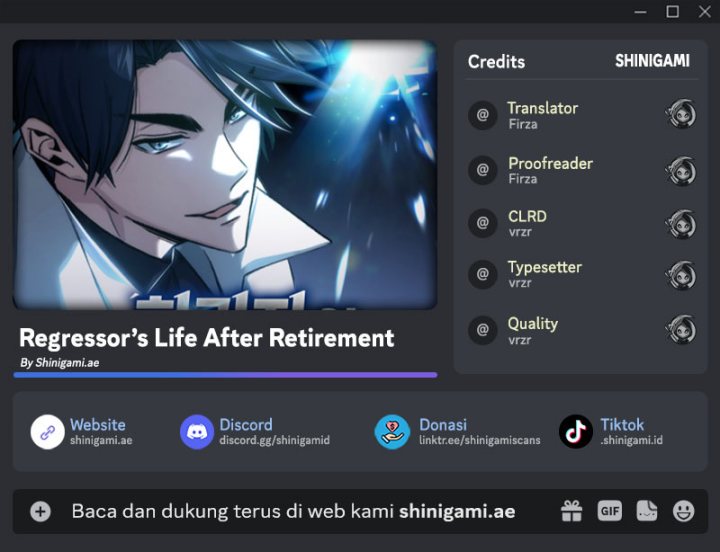 Regressor’s Life After Retirement Chapter 29