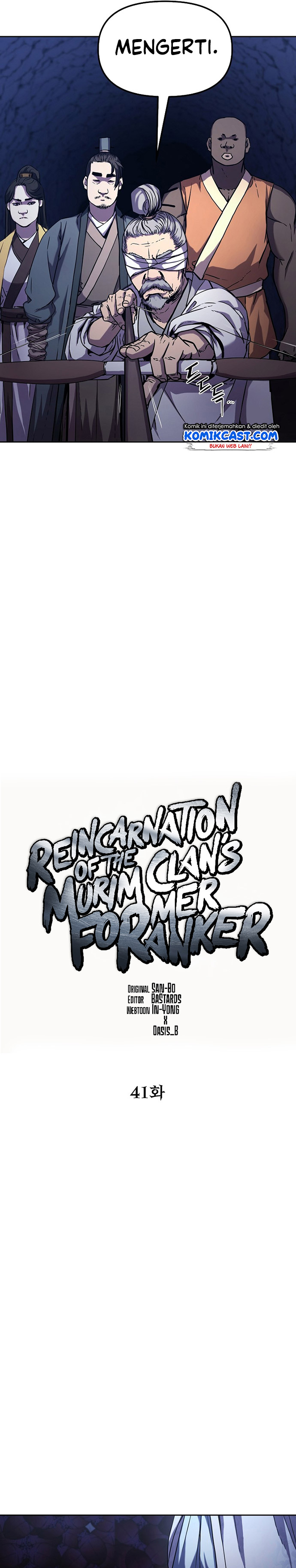 Reincarnation of the Murim Clan’s Former Ranker