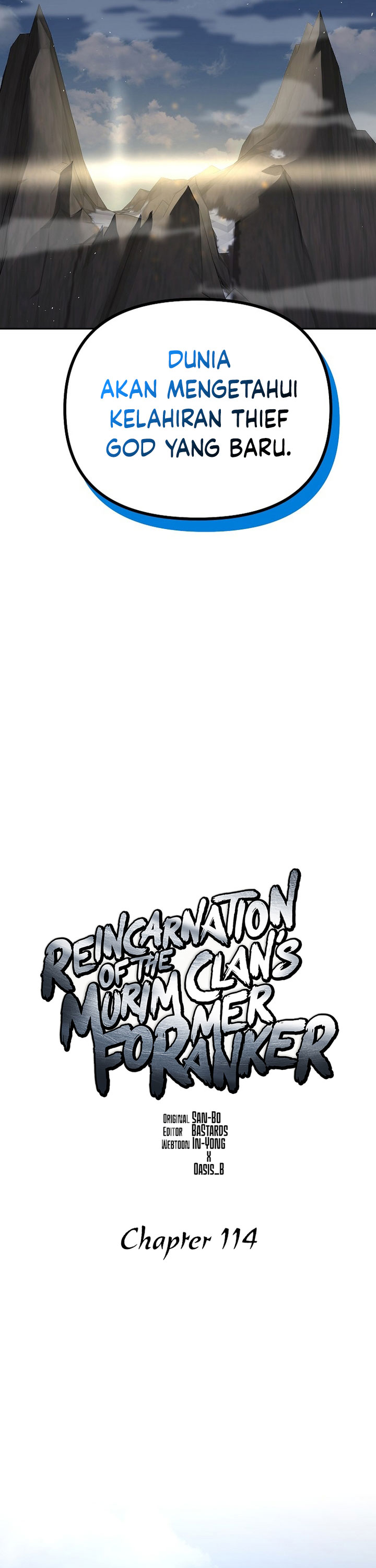 Reincarnation of the Murim Clan’s Former Ranker