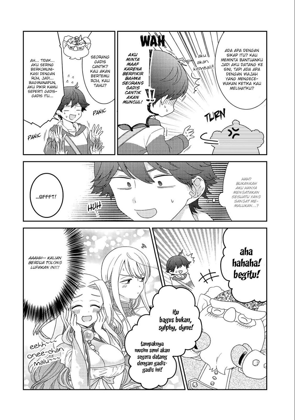 Seirei-tachi no Rakuen to Risou no Isekai Seikatsu