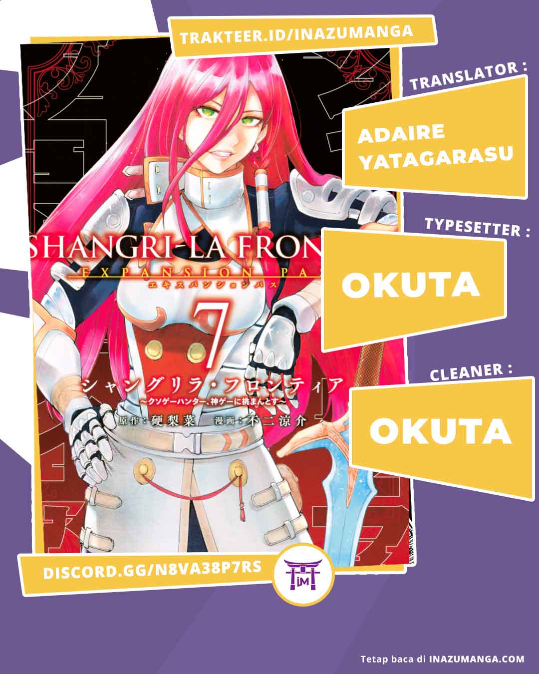 Shangri-La Frontier ~ Kusoge Hunter, Kamige ni Idoman to su~