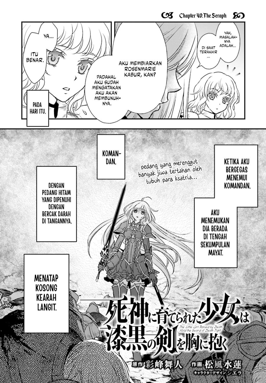 Shinigami ni Sodaterareta Shoujo wa Shikkoku no Tsurugi wo Mune ni Idaku Chapter 40