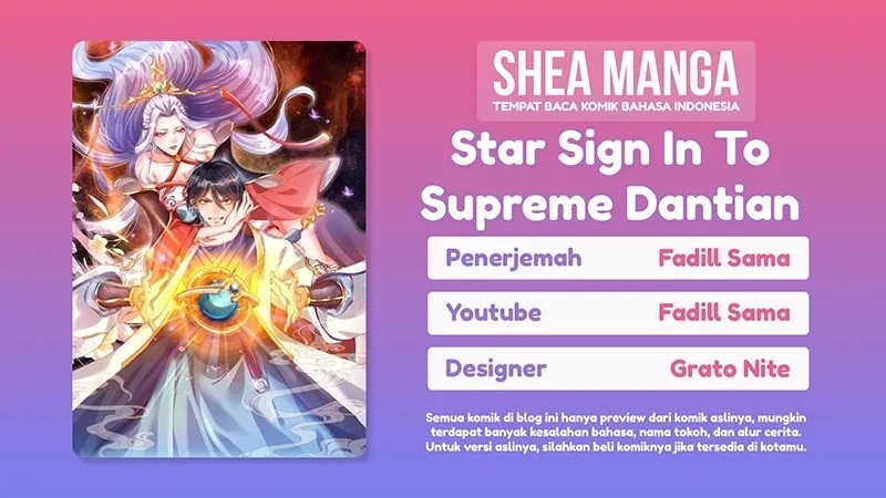 Star Sign In To Supreme Dantian