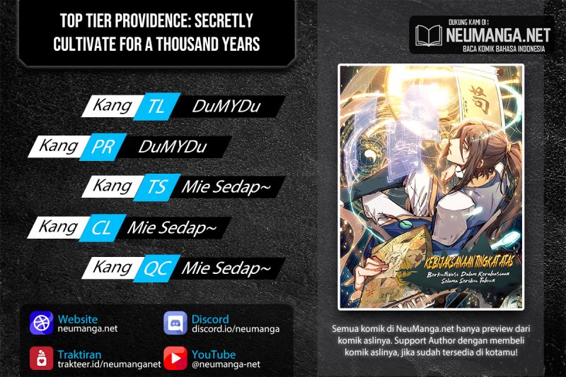 Top Tier Providence: Secretly Cultivate for a Thousand Years